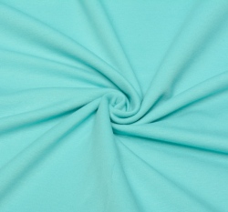 Jednobarevná teplákovina světlý tyrkys