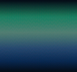 Teplákovina potisk drobný cik-cak na modro - mintový, lehce počesaná