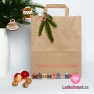 Knoflík ve tvaru domečku se srdíčkem červený