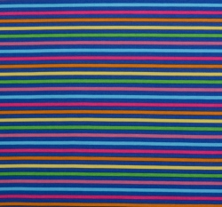 Úplet potisk pruhy duhové