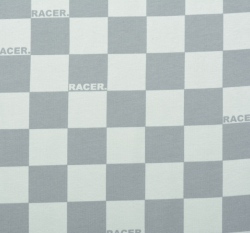 Teplákovina potisk kostky Racer