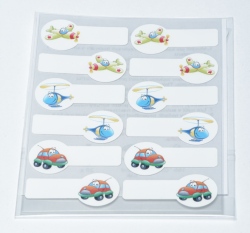 Nažehlovací jmenovky 24 ks - Doprava