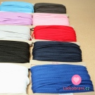 Šňůra kulatá oděvní bavlna 4 mm modrá pomněnková