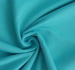 Jednobarevná teplákovina tyrkysovo-mintová 290g