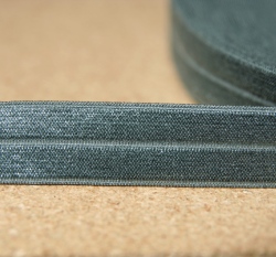 Šikmý proužek / lemovací pruženka šedá tmavší