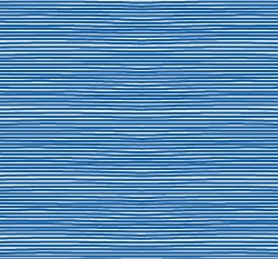 Úplet modré úzké proužky na bílé 