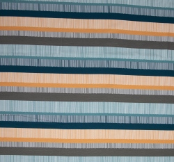 Úplet potisk šrafované proužky do zelena