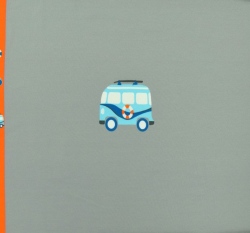 Teplákovina panel autíčko 