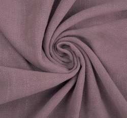  Viskóza s příměsí lnu jednobarevná zaprášená růžová