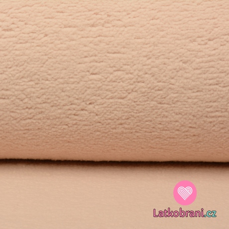 Beránek Teddy pudrově růžový