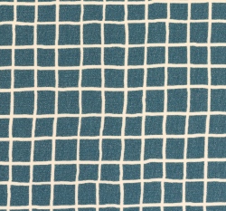 Teplákovina potisk kostička na modré