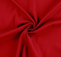 Jednobarevná viskóza strečová červená 