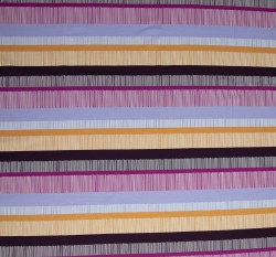 Úplet potisk šrafované proužky do růžova