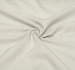 Lněná látka strečová jednobarevná světle šedá