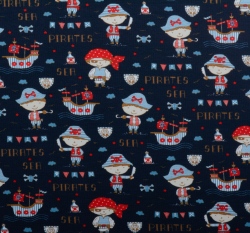 Úplet potisk pirát s 