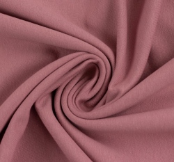 Teplákovina jednobarevná počesaná starorůžová
