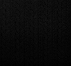 Pletenina copánky černé