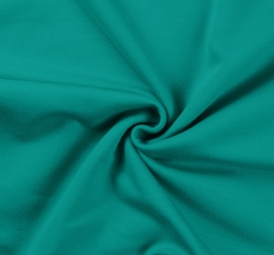 Teplákovina jednobarevná počesaná zelená emerald