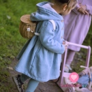 Žakárový úplet bílé obrysy květin na modro-šedé