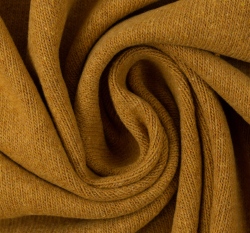 Italská pletenina, počesaná okrová