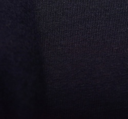 Teplákovina počesaná tmavě modrá sytá  