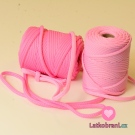 Šňůra kulatá oděvní PES 7 mm růžová