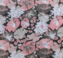 Šusťák vlčí máky na tmavě šedé