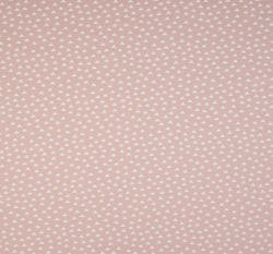 Úplet potisk drobné trojúhelníčky na zaprášené růžové