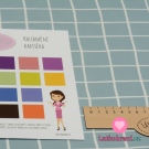 Teplákovina počesaná potisk světle modrá mřížka, BIO