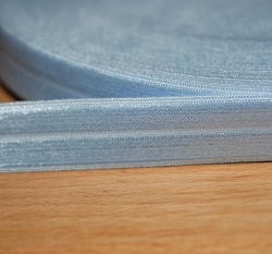 Šikmý proužek / lemovací pruženka bleděmodrá 19mm