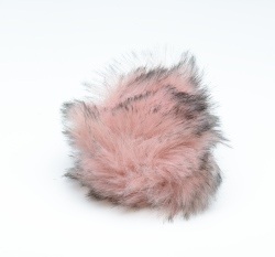 Bambule růžová s černými konci