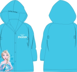 Pláštěnka dětská Ledové království, modrá 104-110