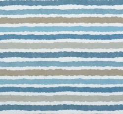 Úplet džínově modré proužky na bílé 