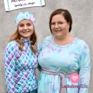 Úplet potisk krystaly v modro - fialové