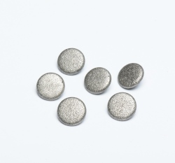 Knoflík kulatý stříbrný