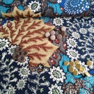 Metalické knoflíčky na korálovém útesu