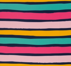 Softshell potisk nepravidelné proužky do růžova s fleecem