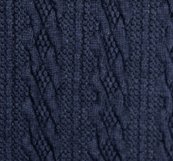 Svetrovina copánky tmavě modrá