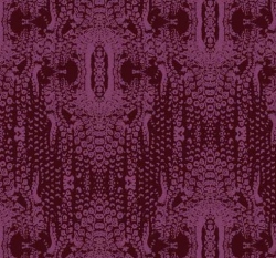 Úplet vzor fialovo - růžová hadí kůže