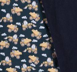 Softshell traktory na petrolejové s fleecem 