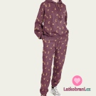 Warmkeeper potisk zajíček na bordó 