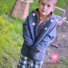 Teplákovina potisk vínový medvídek Méďa na béžové rybí kosti