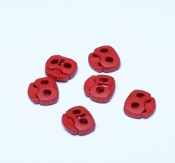 Brzdička dvojcestná 20x20mm Červená