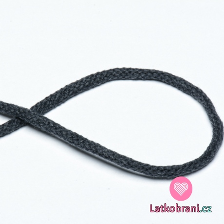 Šňůra BA Ø 5mm šedá antracit