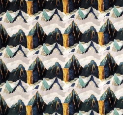 Teplákovina potisk zlaté hory