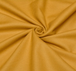 Bavlněný flanel jednobarevný hořčicový 