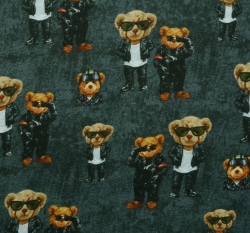 Warmkeeper potisk méďa frajer na šedé