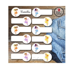 Nažehlovací jmenovky 24 ks - Víly