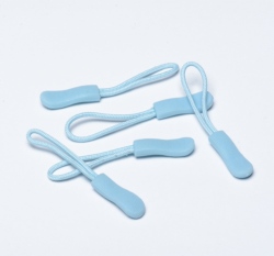 Poutko na jezdce modrá světlá