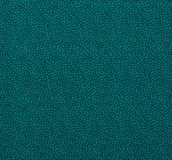 Bavlněné plátno drobné petrolejové puntíky na tmavé tyrkysové